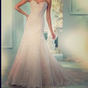 David Tutera-Mon Cheri Wedding Dress-Champagne
